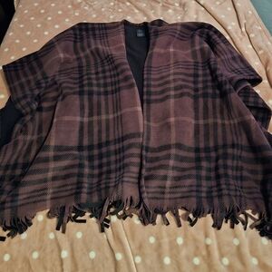 Rachel Rachel Roy fleece poncho